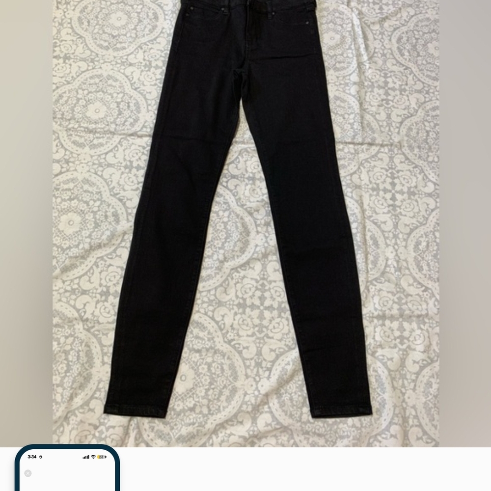 Liverpool Skinny Ankle Black Denim Jeans - Picture 3 of 3